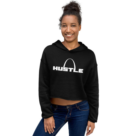 You Can't Spell HUSTLE without STL Crop Hoodie